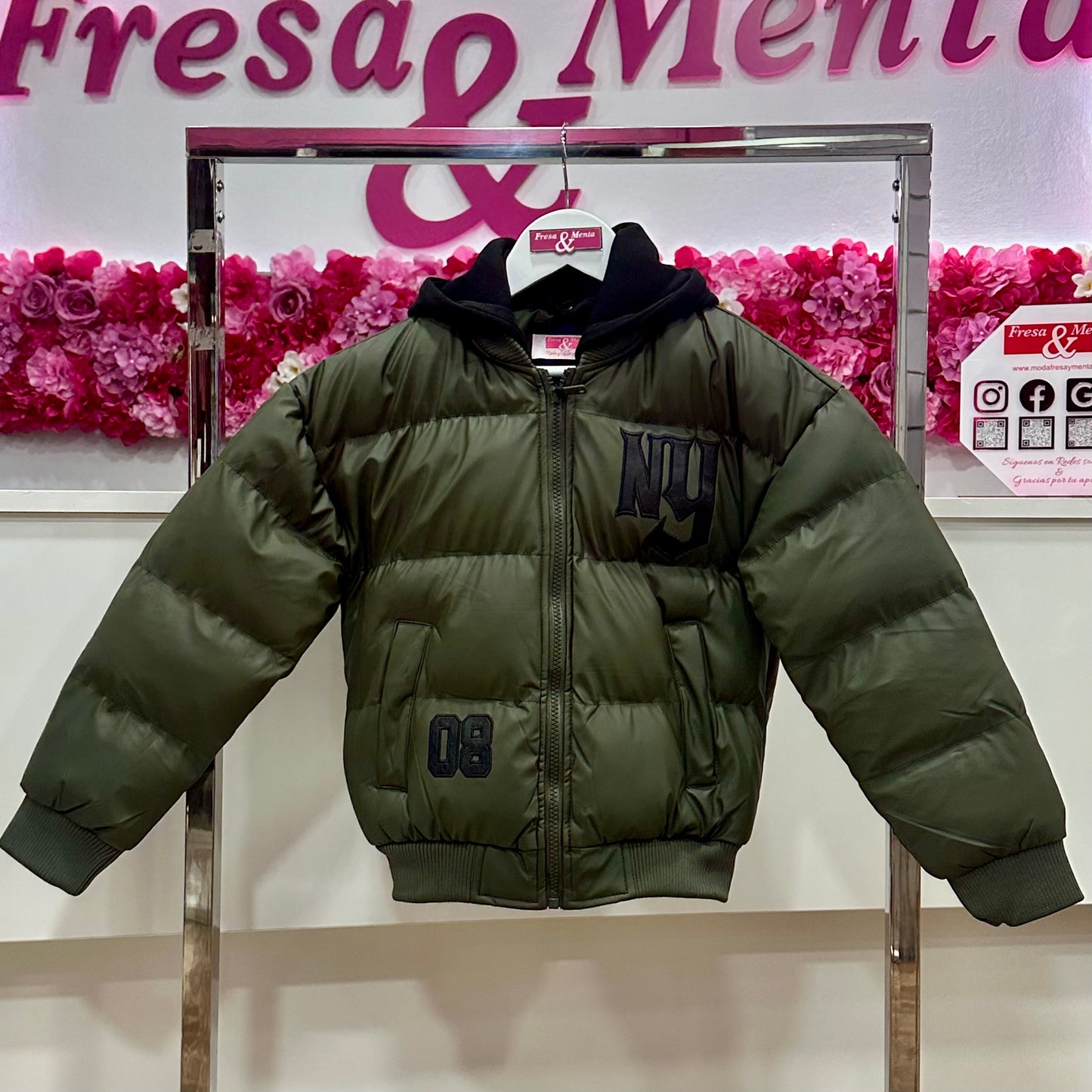 Bomber NY efecto poli piel