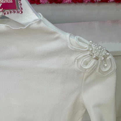 Jersey cuello con bolitas