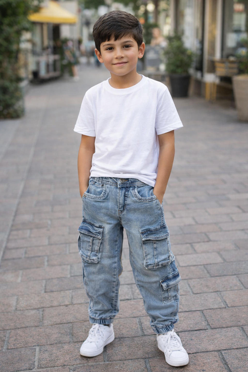 Jeans bolsillo cargo
