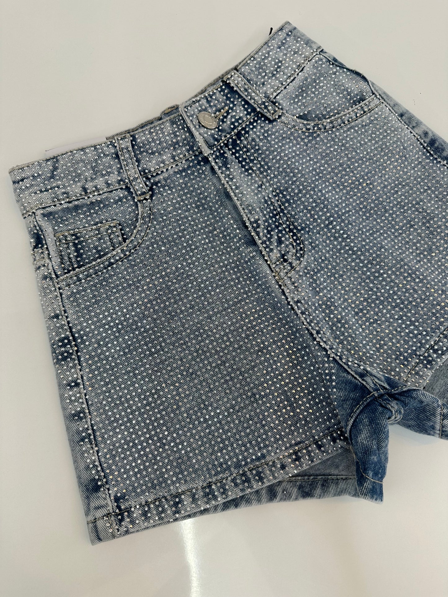 Short pedrería elástico
