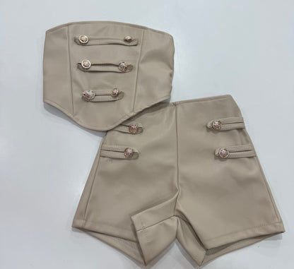 Conmigo short y corset ( SIN CAMISA)
