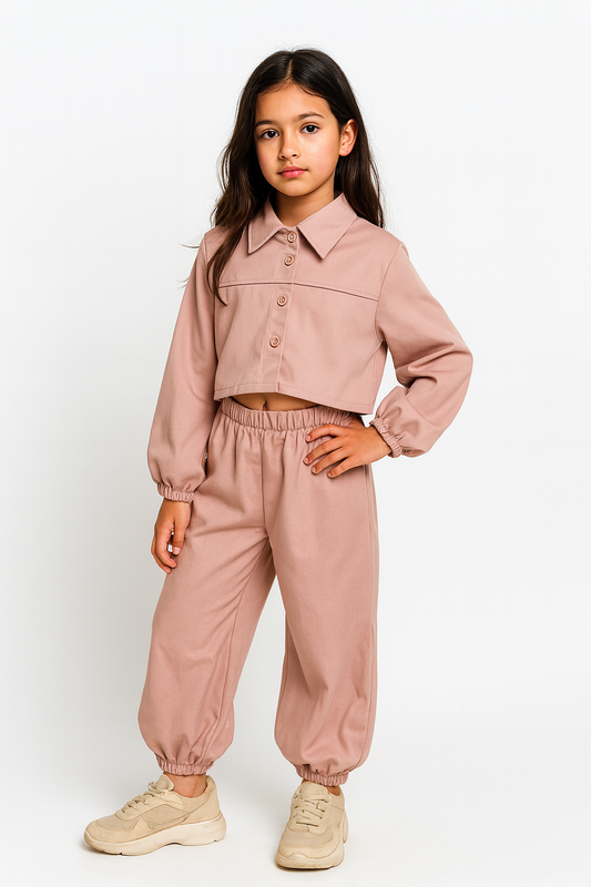 Conjunto camisa y pantalón globo