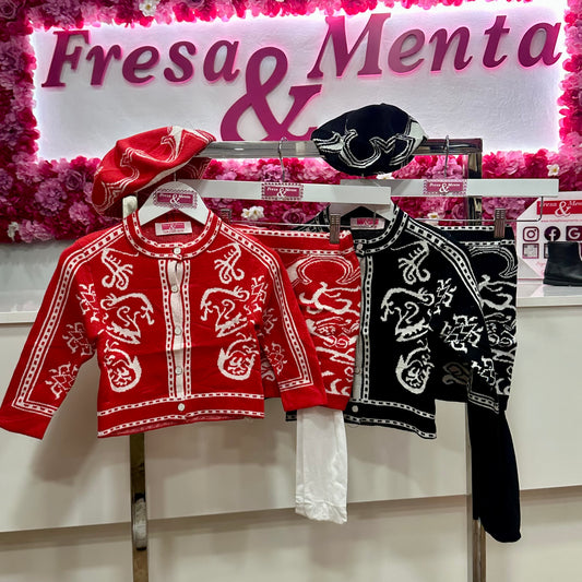 Conjunto lana con boina