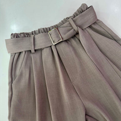 Pantalón vestir pinza cinturón