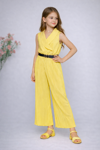 Mono ancho con con cinturón