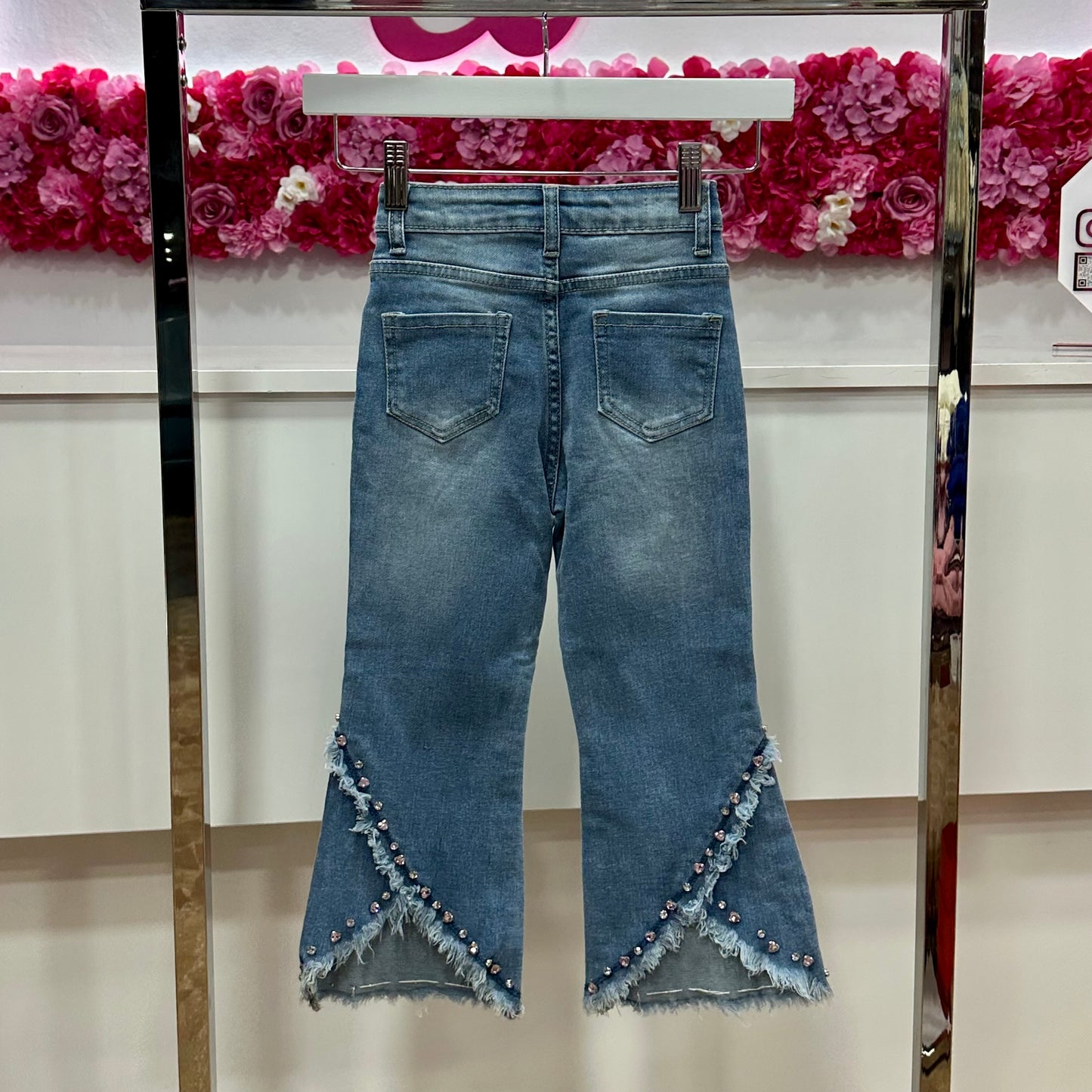 Jeans con pedrería