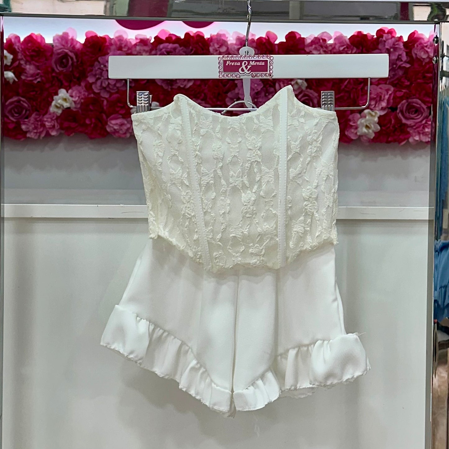 Conjunto corset short