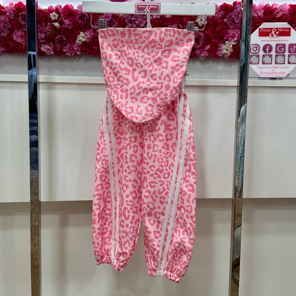 Conjunto corset oversize leopardo