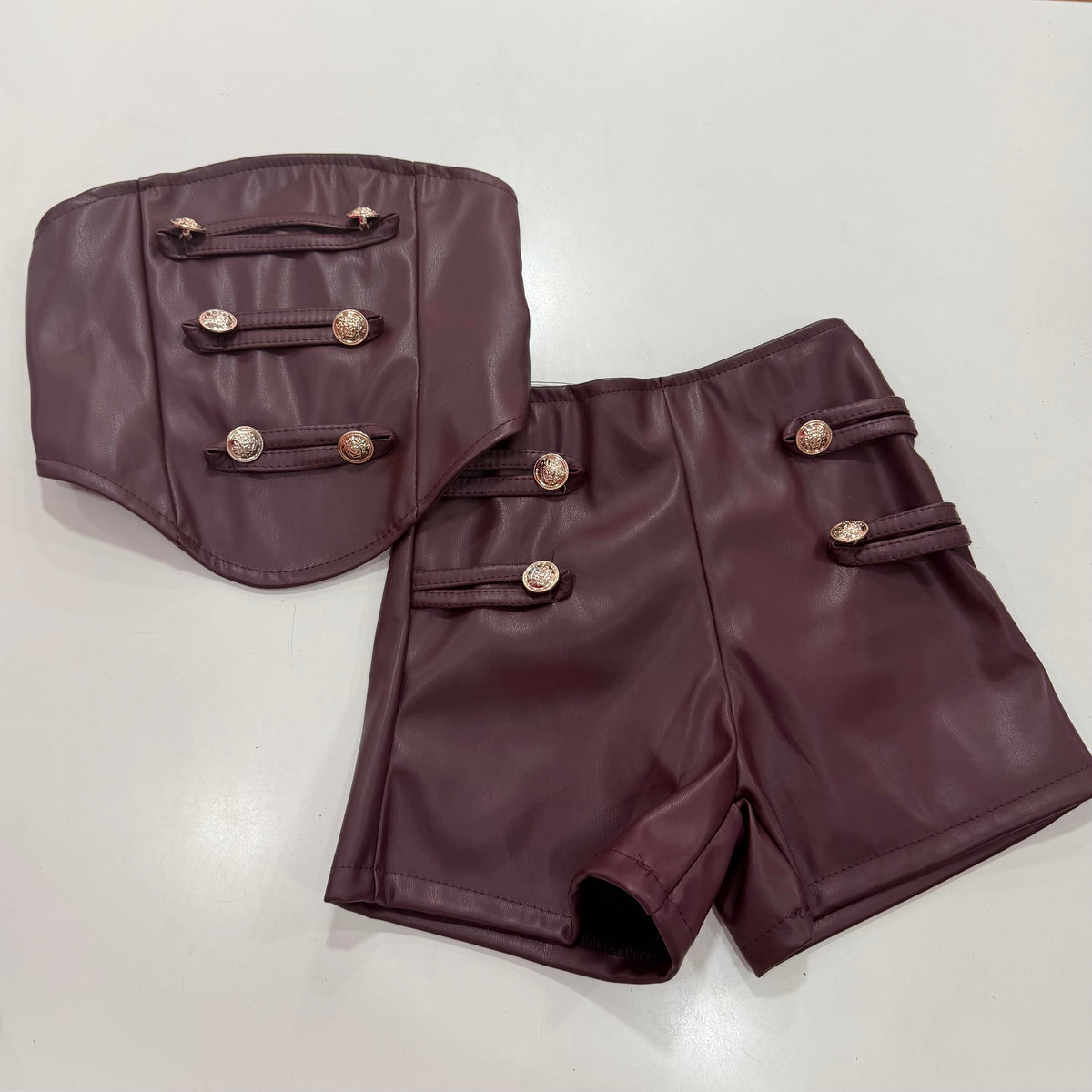 Conmigo short y corset ( SIN CAMISA)