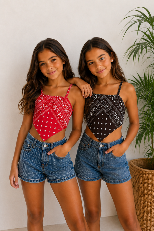 Top camiseta pañuelo