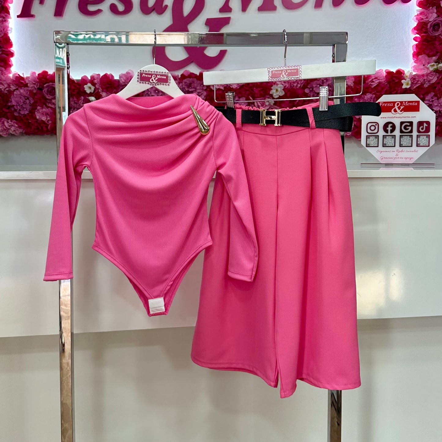 Conjunto body vestir