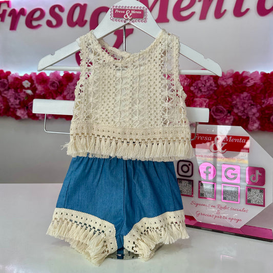 Conjunto crochet baby