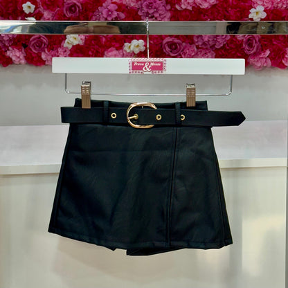 Falda pantalón poli piel