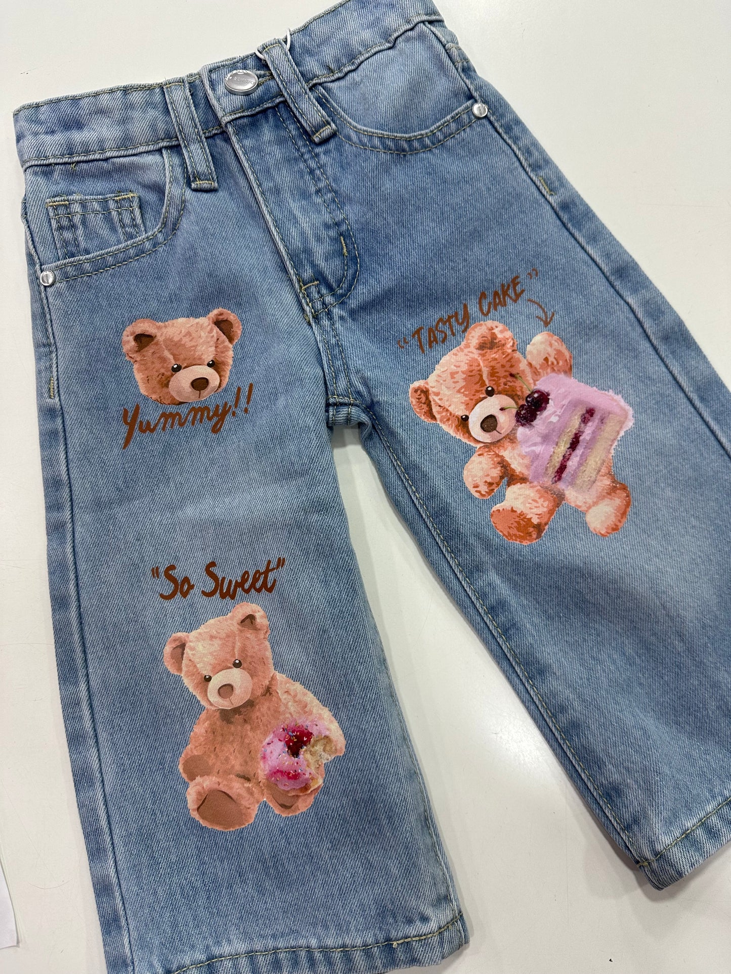 Pantalón Jeans baby ositos