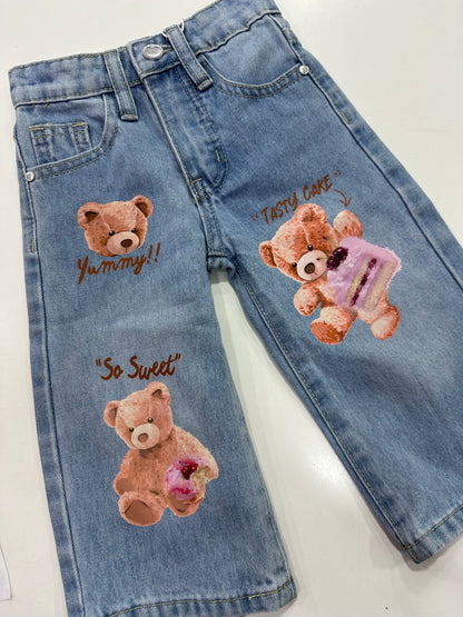 Pantalón Jeans baby ositos