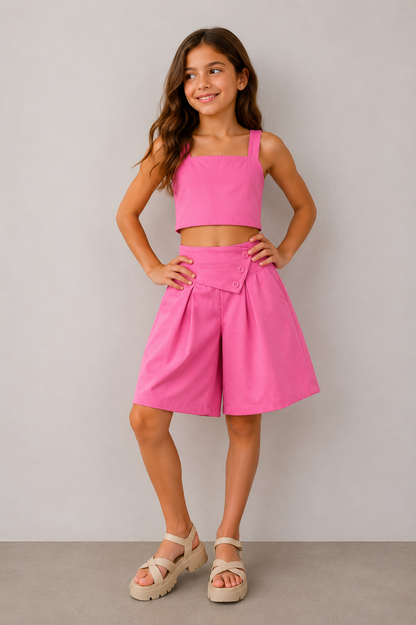 Conjunto pirata cruzado oversize