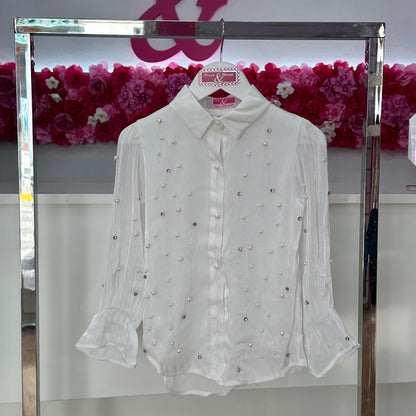 Camisa perlas