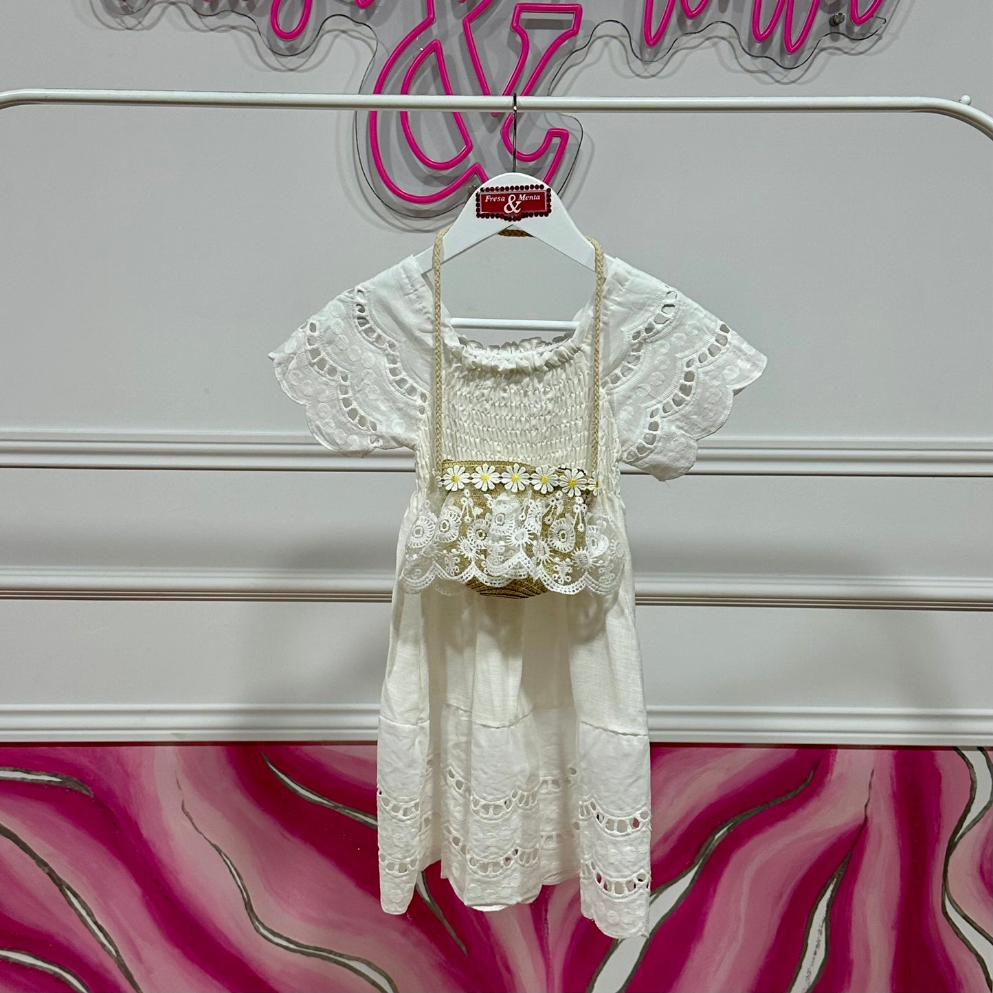 Vestido baby Ibiza con bolso