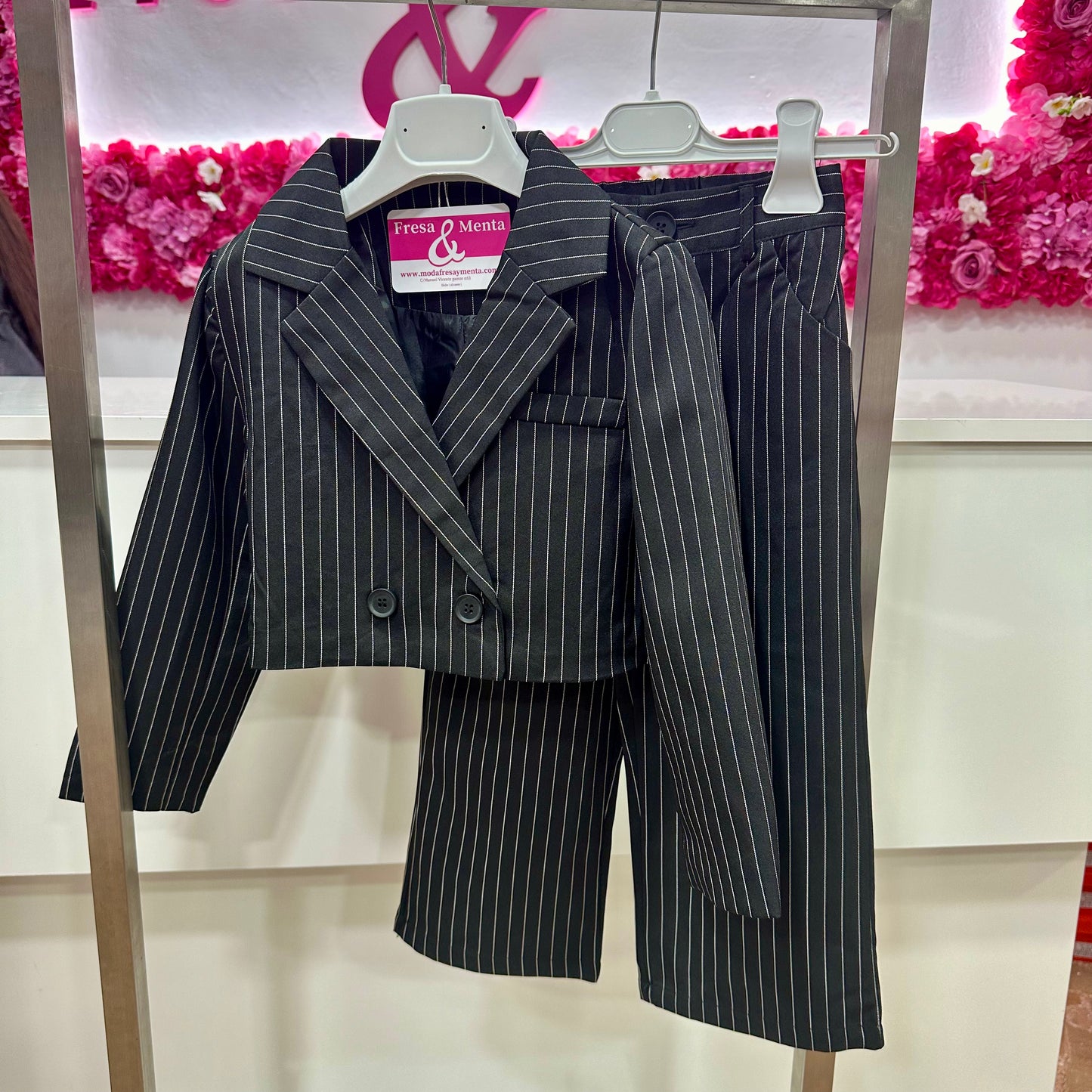 Conjunto blazer negro