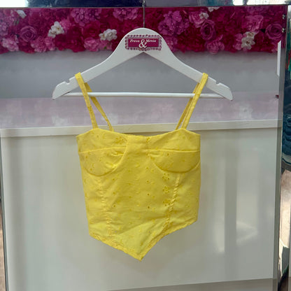 Top corset pique