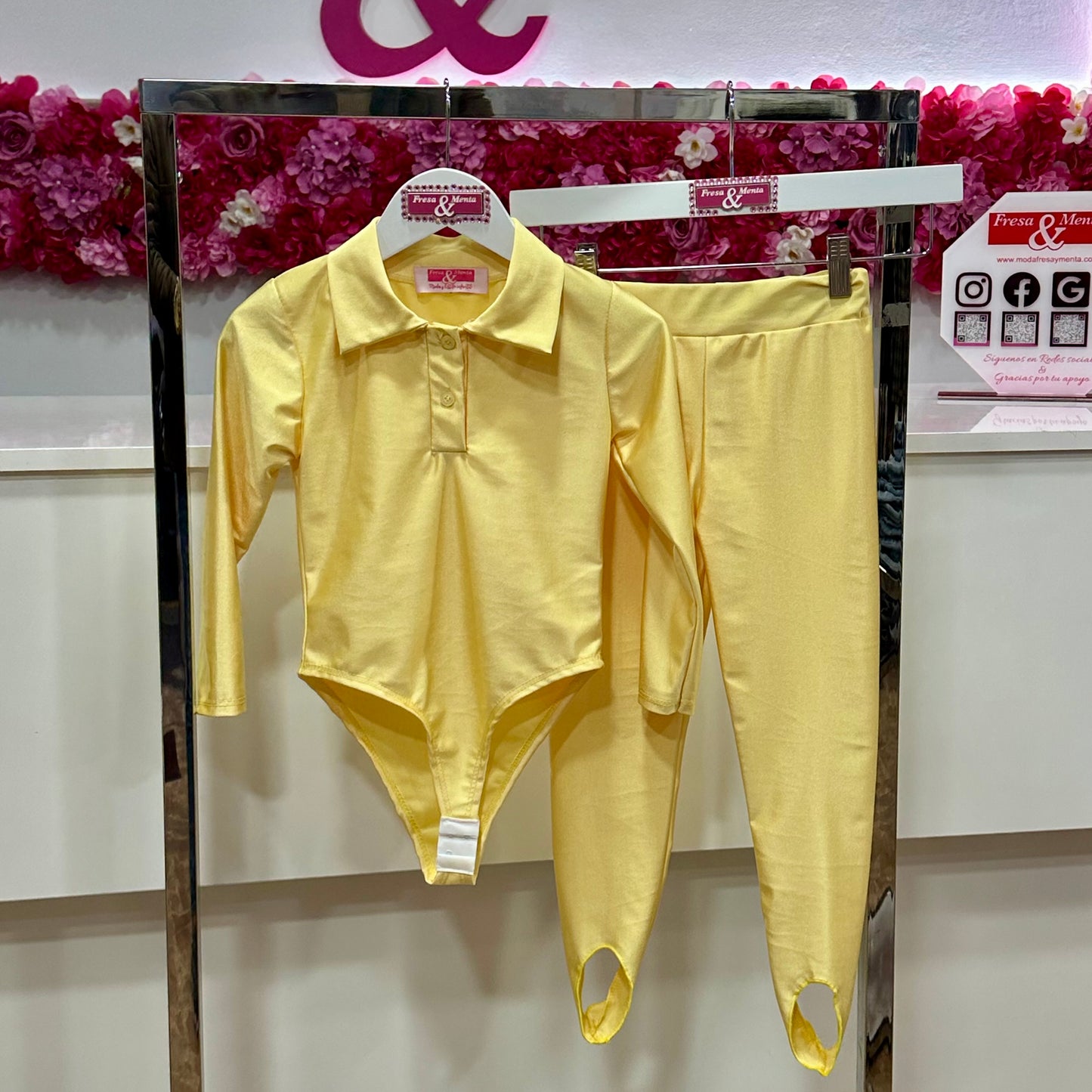 Conjunto sport body polo licra