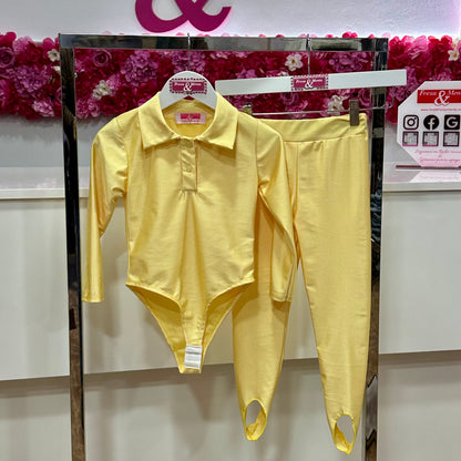 Conjunto sport body polo licra