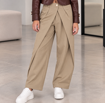 Pantalón cruzado vestir