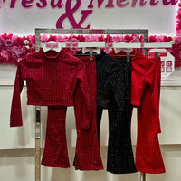 Conjunto campana brillos