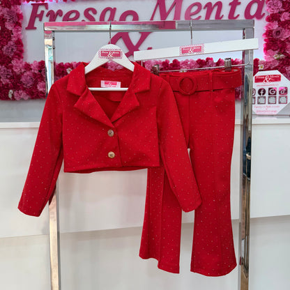 Conjunto Blazer Brillos
