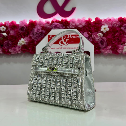 Bolso inspiración pedrería