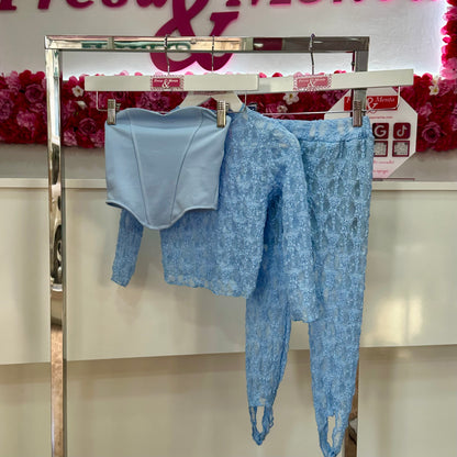 Conjunto encaje corset