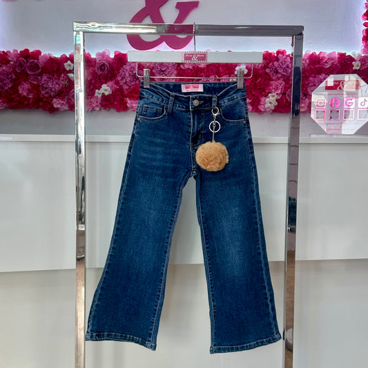Jeans campana elástico