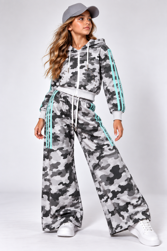 Conjunto oversized camuflaje