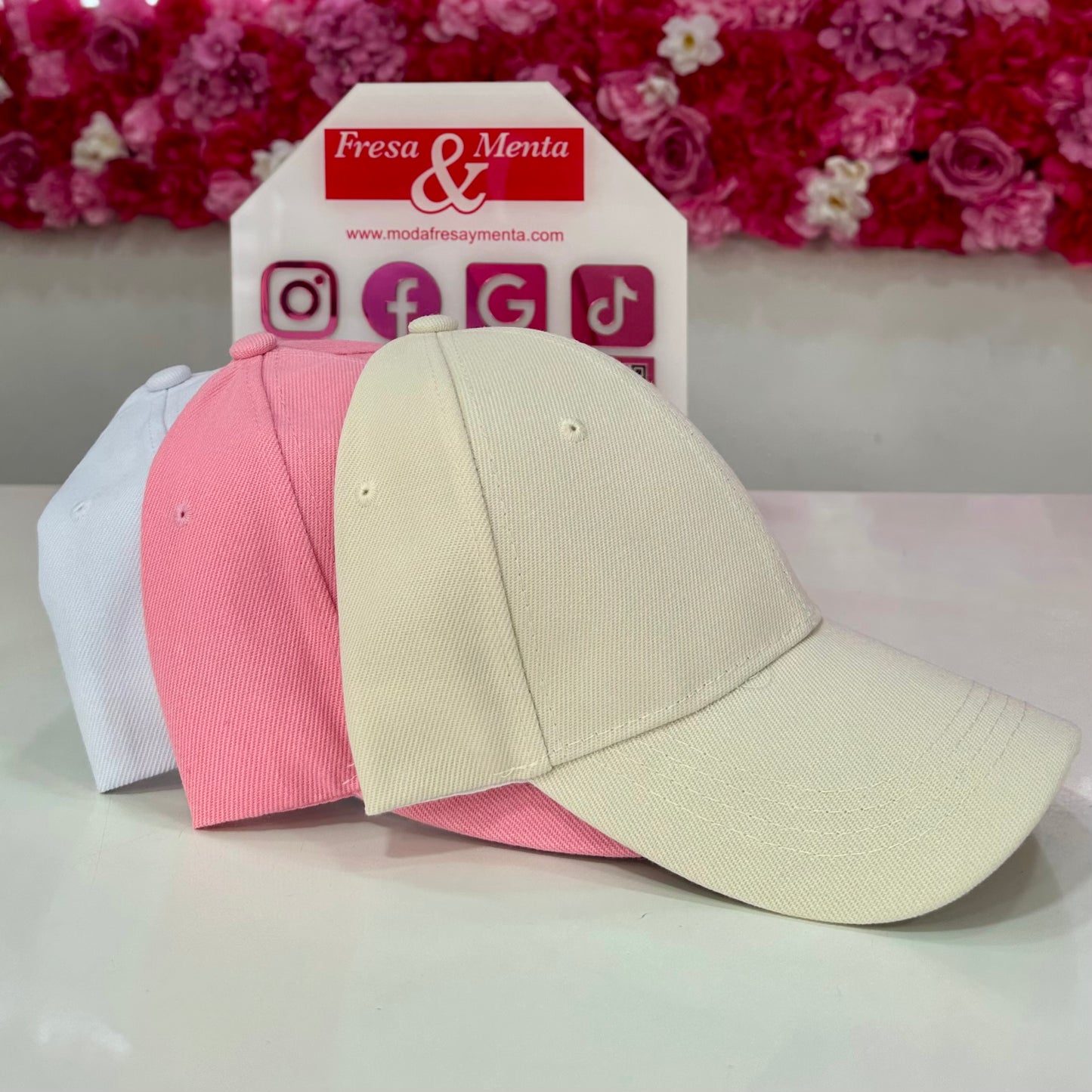 Gorra lona con adaptador