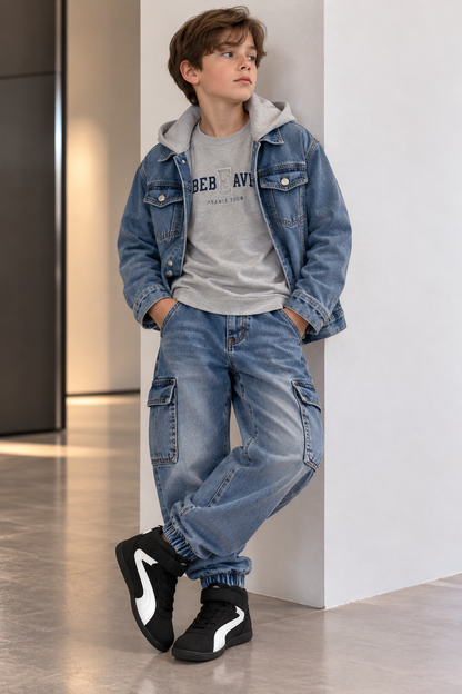 Conjunto jeans oversize