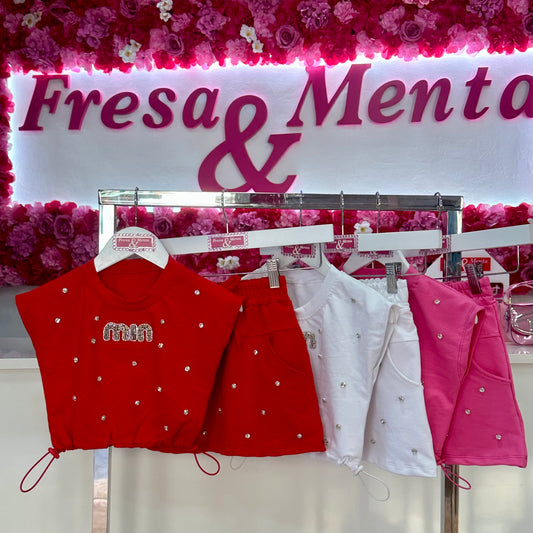 Conjunto min pedrería