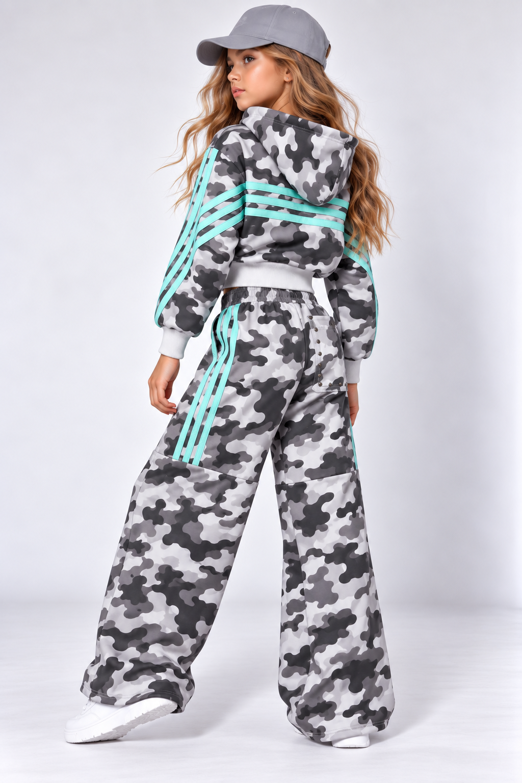 Conjunto oversized camuflaje