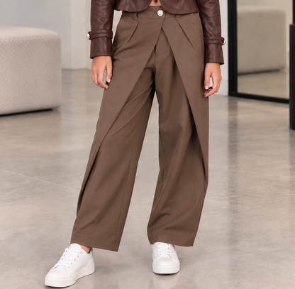 Pantalón cruzado vestir