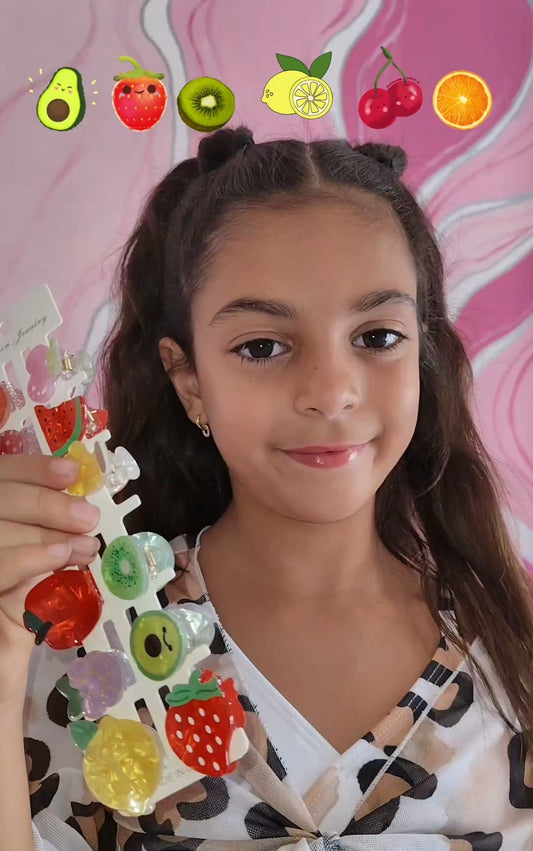 Pinzas frutas Pack 12