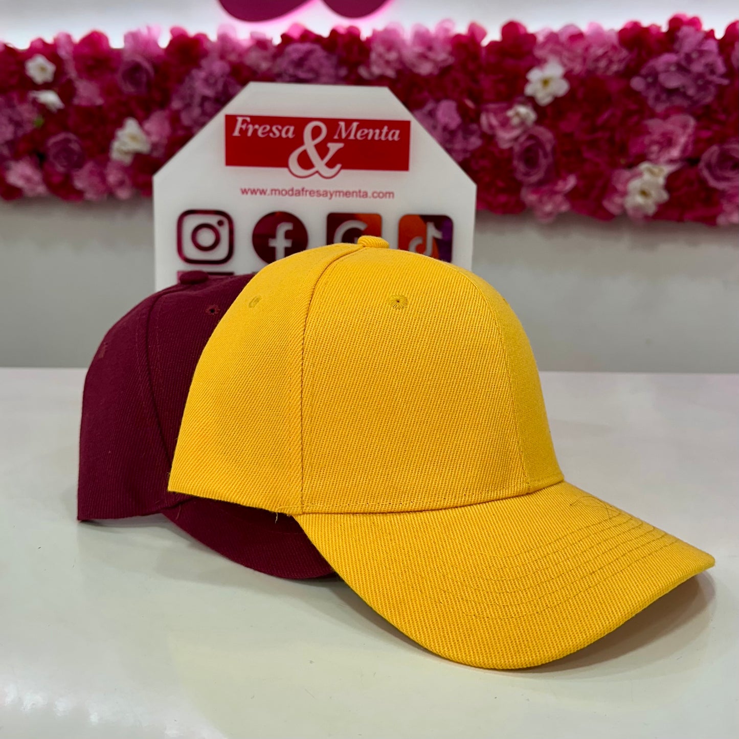 Gorra lona con adaptador