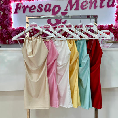 Vestido gargantilla