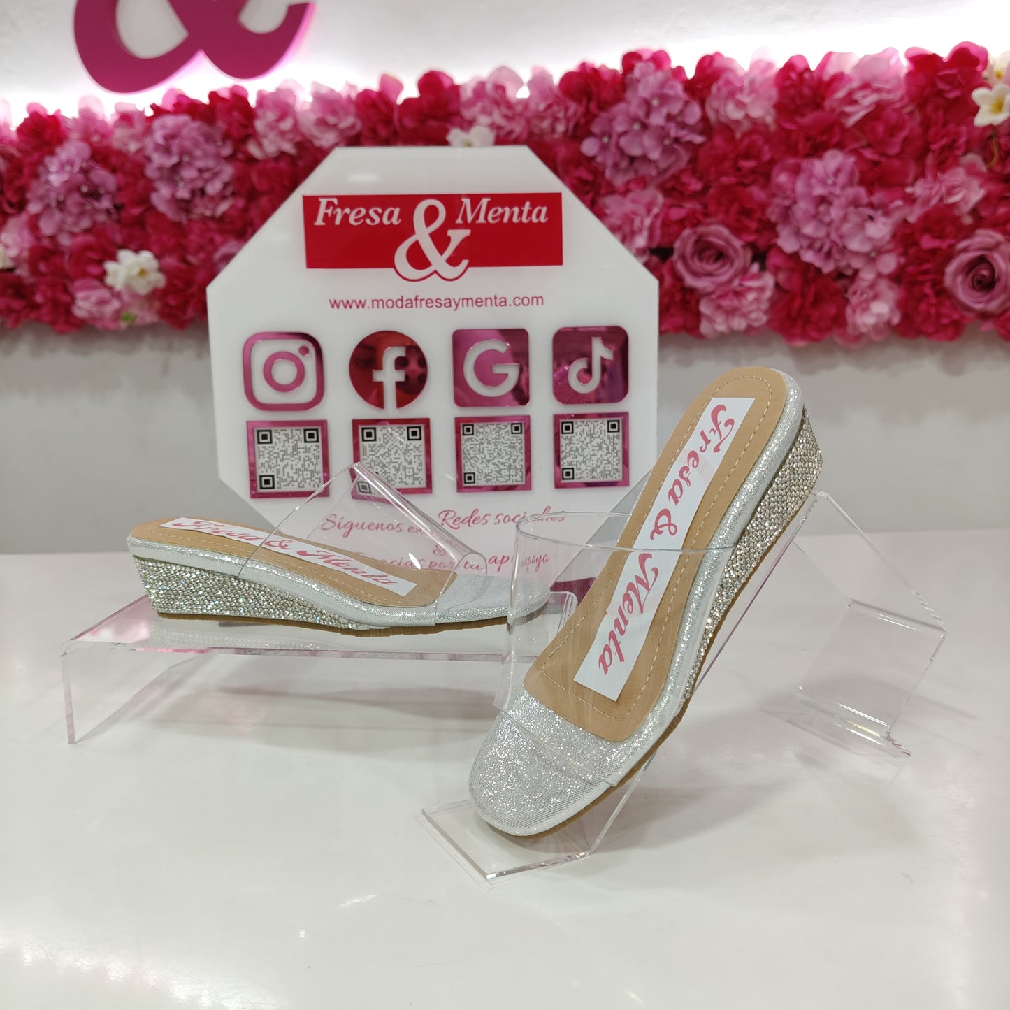 Cuña Transparente Cristal